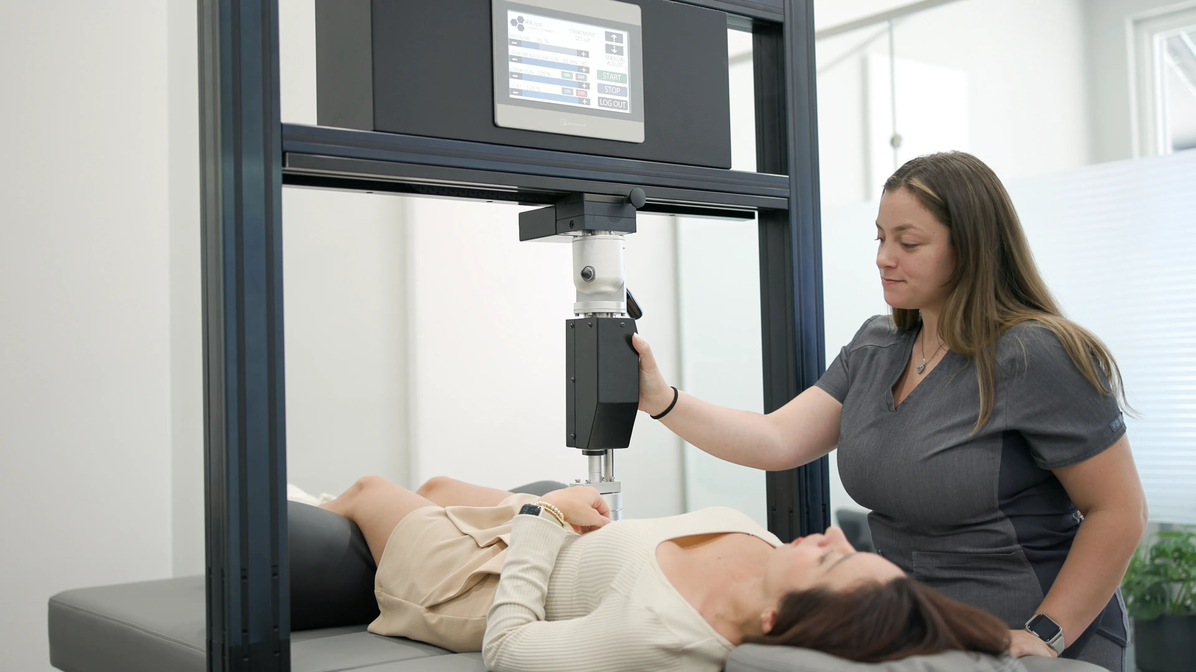 Pain relief therapy session at TheraMax Miami